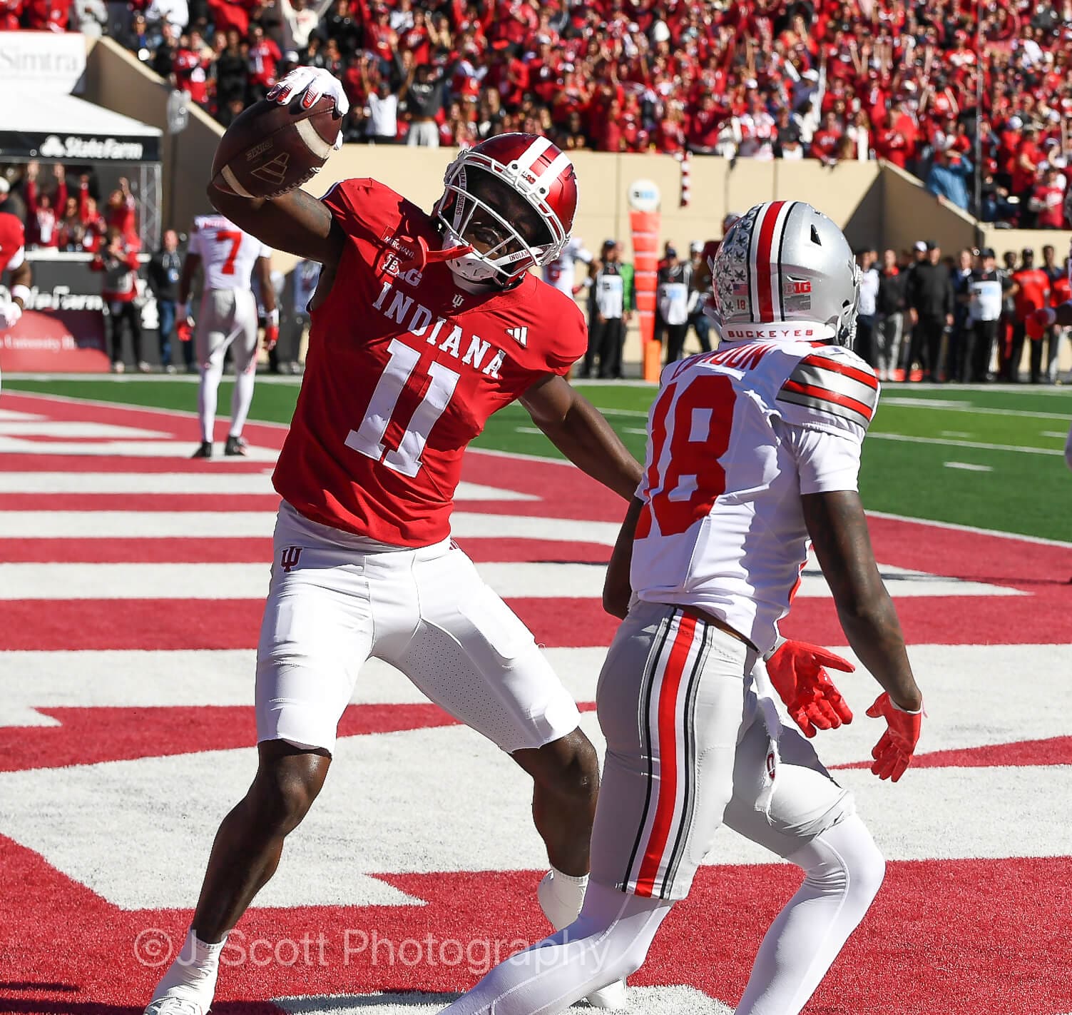 Photos from IU football's 19-15 loss to Ohio State at Memorial Stadium.