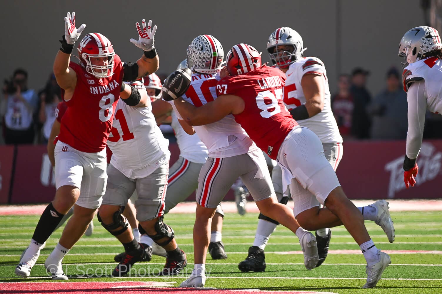Photos from IU football's 19-15 loss to Ohio State at Memorial Stadium.