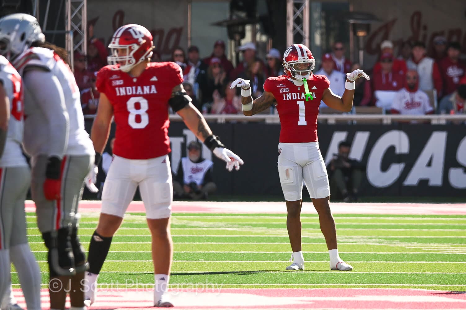 Photos from IU football's 19-15 loss to Ohio State at Memorial Stadium.