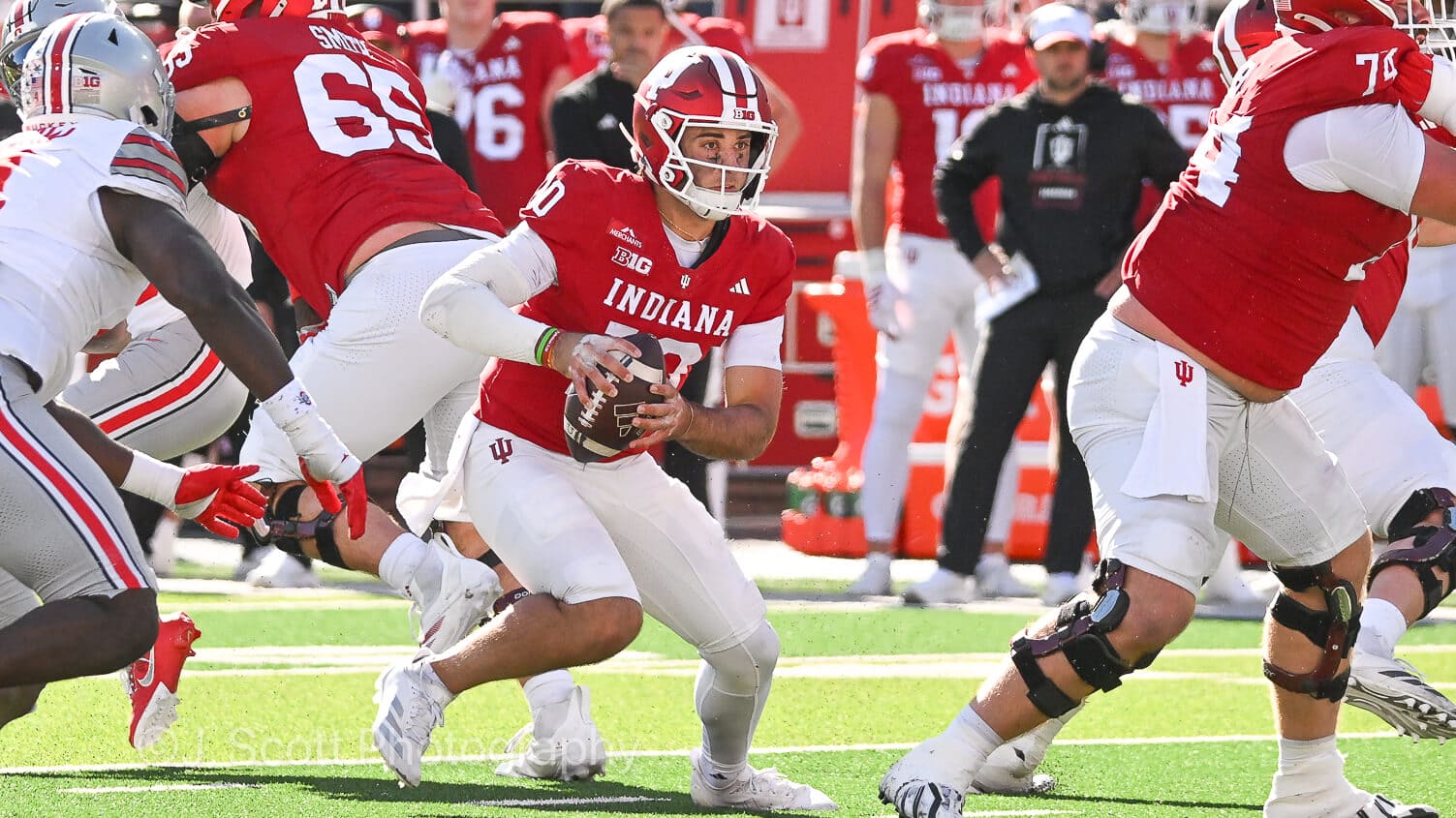 Photos from IU football's 19-15 loss to Ohio State at Memorial Stadium.