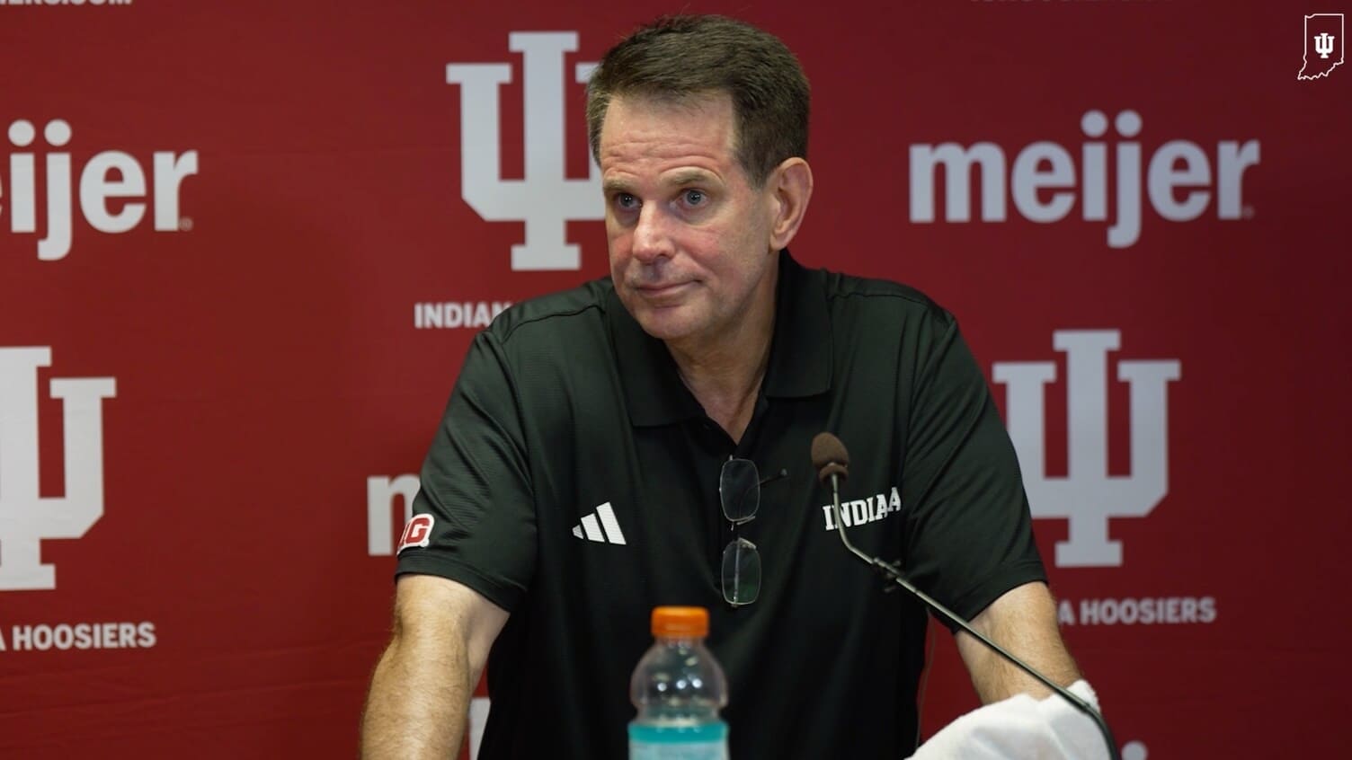 Curt Cignetti addressed the media following IU football's 20-17 win at Nebraska.