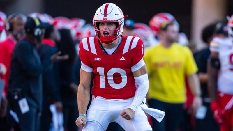 Nebraska quarterback Anthony Colandrea