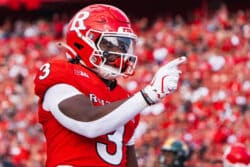 Rutgers football running back Antwan Raymond.