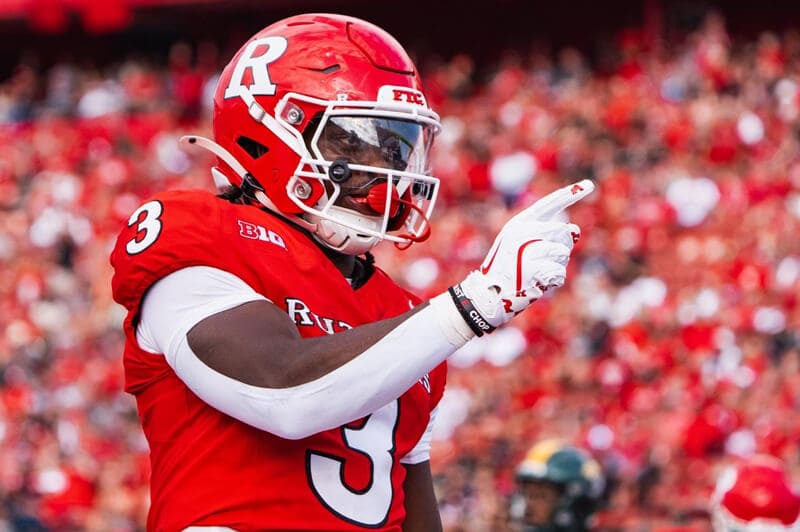 Rutgers football running back Antwan Raymond.