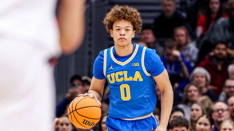UCLA point guard Trent Perry.